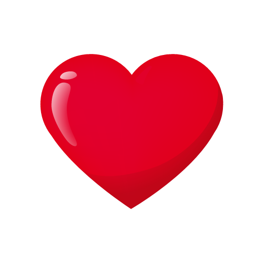 red heart shaped icon – Free Icons Download