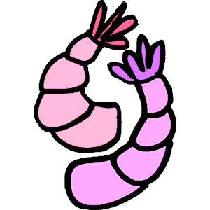 Clip art shrimp - Clipartix