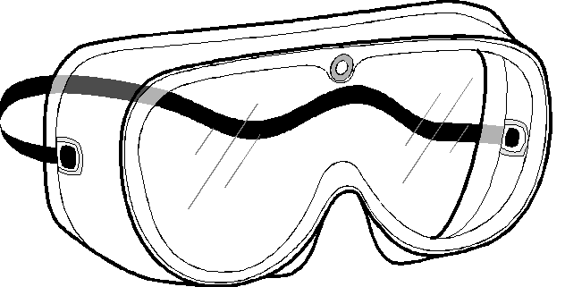 Cartoon Safety Goggles - Cliparts and Others Art Inspiration