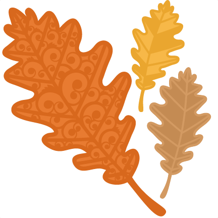Fall Flourish Leaf SVG scrapbook cut file cute clipart files for ...