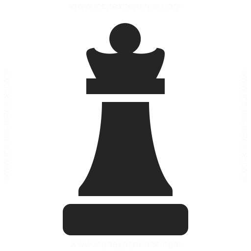 IconExperience Â» O-Collection Â» Chess Piece Queen Icon