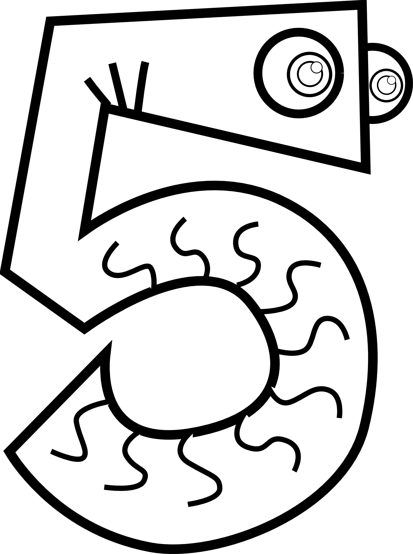 numbers clipart black and white - photo #3