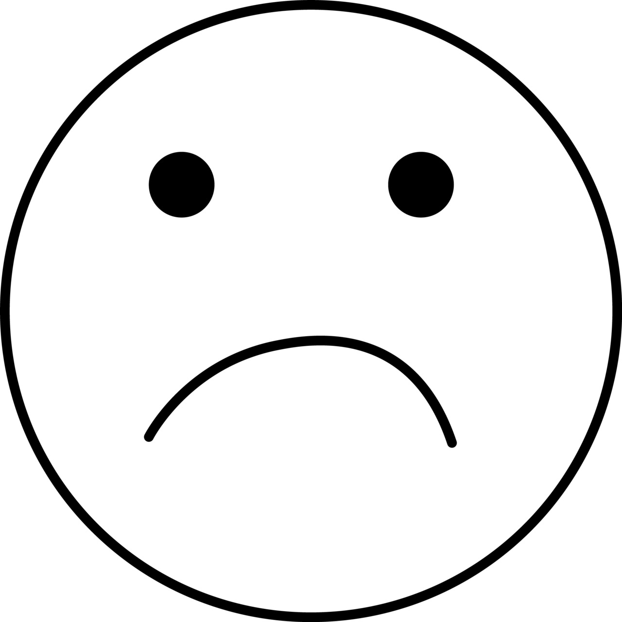 sad face image clipart anniversaire