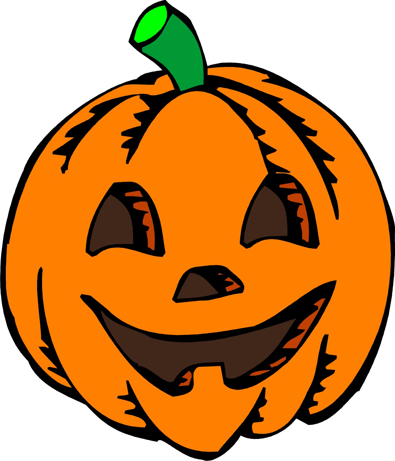 Halloween Pumpkin Clipart #7 - Clip Art Pin