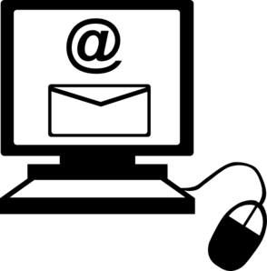 Email On Computer clip art - vector clip art online, royalty free ...