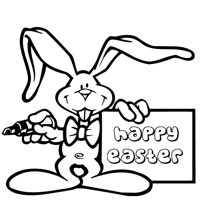 uwuk: easter bunny pictures to colour in