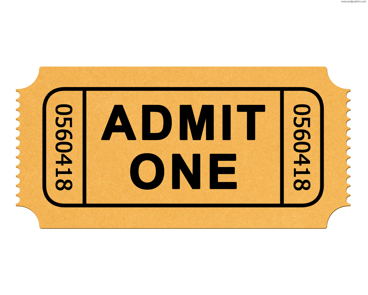 Movie Admission Ticket – Free PSD Download | YourSourceIsOpen.