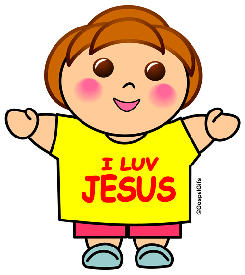 Christian Clip Art: Kids for Jesus Color Pictures: Becca