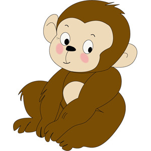 Monkey Cartoon Character- Free Vector. | FreeVectors.net