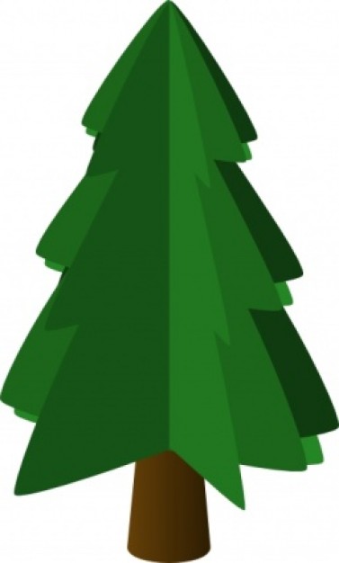 Tree Symbol 3d clip art | Download free Vector