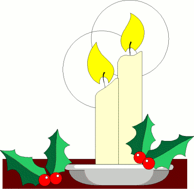 674 views Free Christmas Candles Clipart - Public Domain Christmas clip art ...
