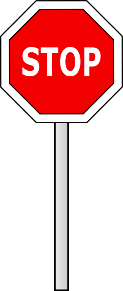 Stop Sign clip art Free Vector