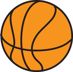 Basketball Clipart Image - clip art cartoon of a basketball