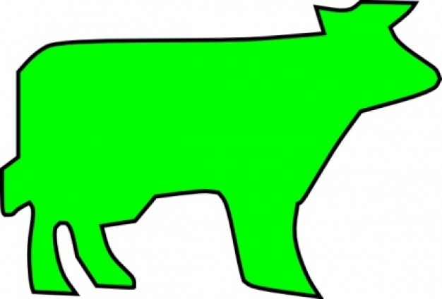 Farm Animal Outline clip art | Download free Vector