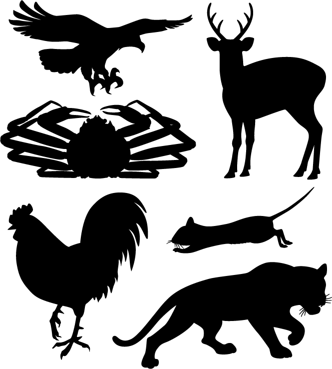 ANIMAL SILHOUETTE | Royalty-free | VECTOR | EPS