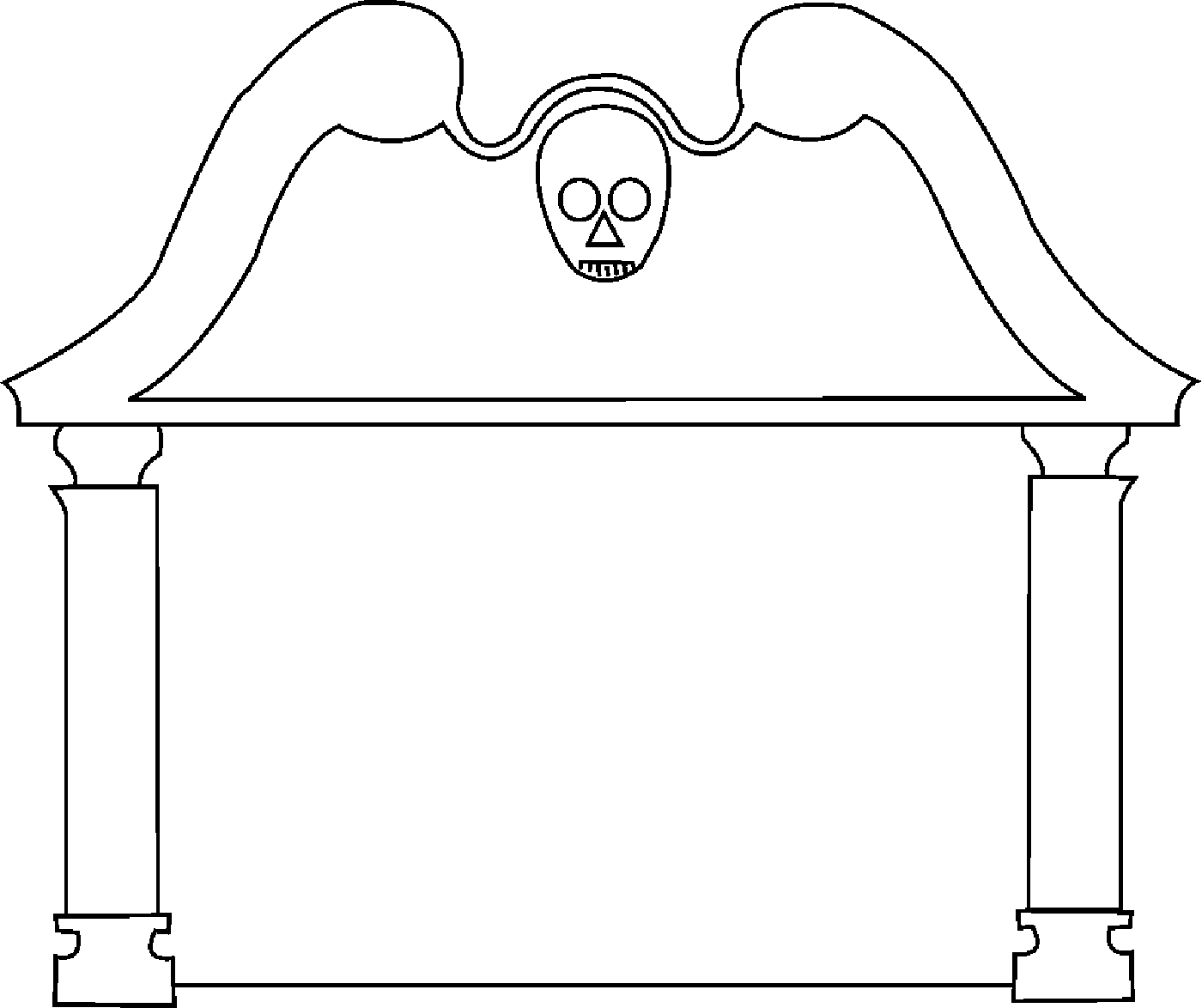 Tombstone Template Printable ClipArt Best