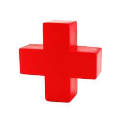 Squeeze Red Cross Stress Balls - Custom Printed | Save up to 20