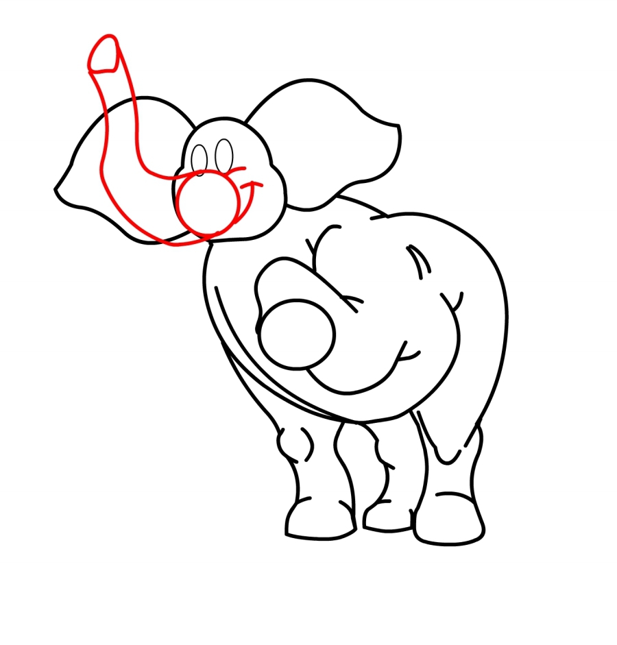 Draw the Elephant's Trunk