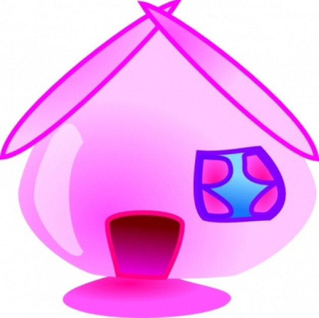 Bubble Gum House Clipart Vector | Download free Vector
