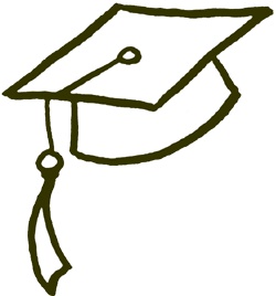 Graduation Cap Clipart | Burlap ...