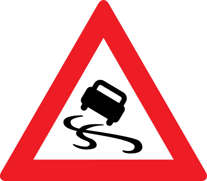 Slippery Surface Warning Sign - Pictures, Photos & Images of ...