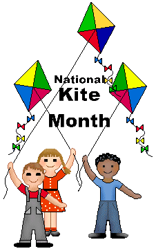 Kite Month Clip Art - Kite Flying Clip Art - Free Kite Clip Art