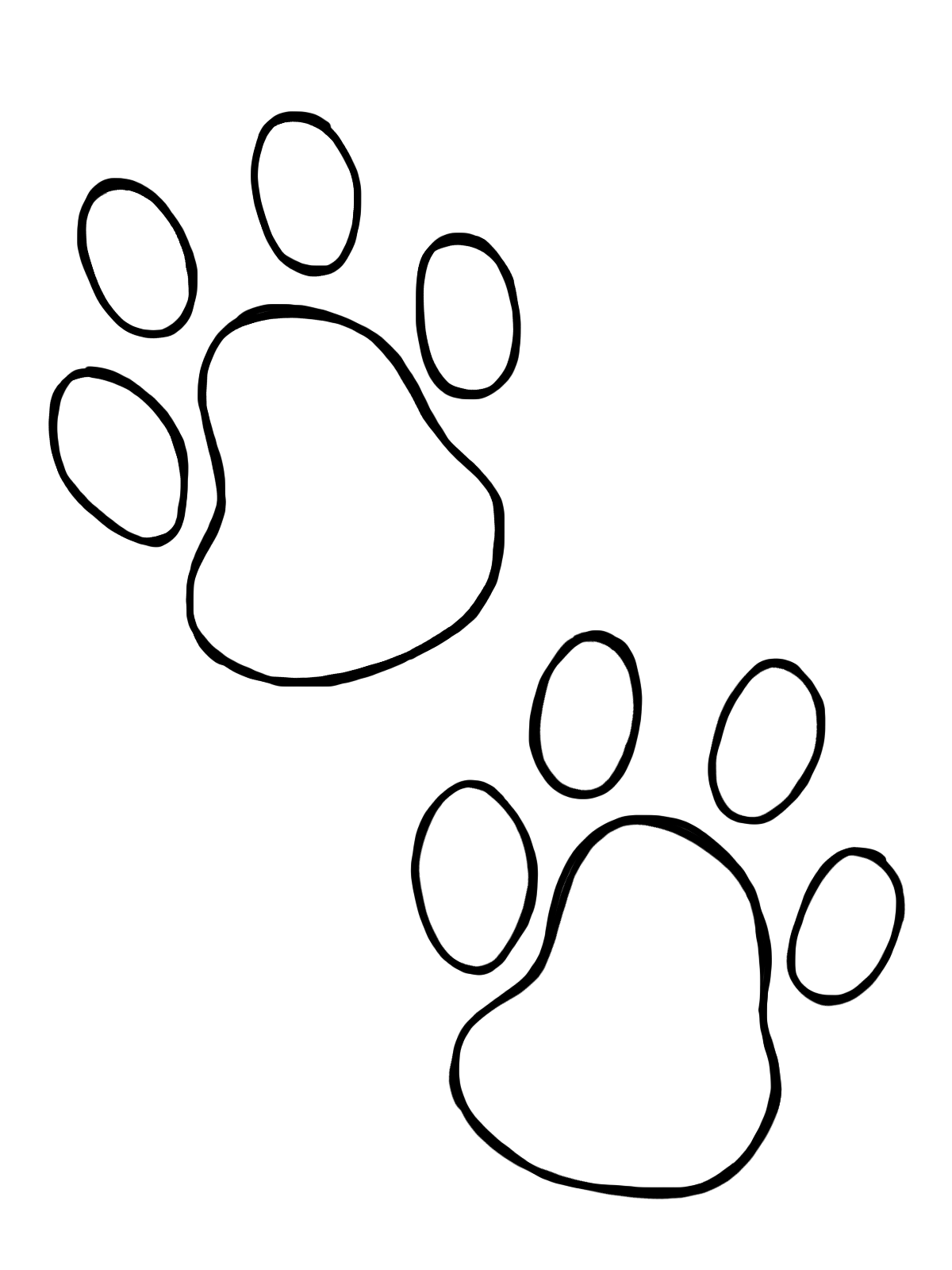 animal paw clip art free - Seivo Web .