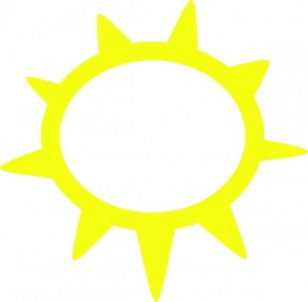 Sunny Weather Symbols clip art | Download free Vector