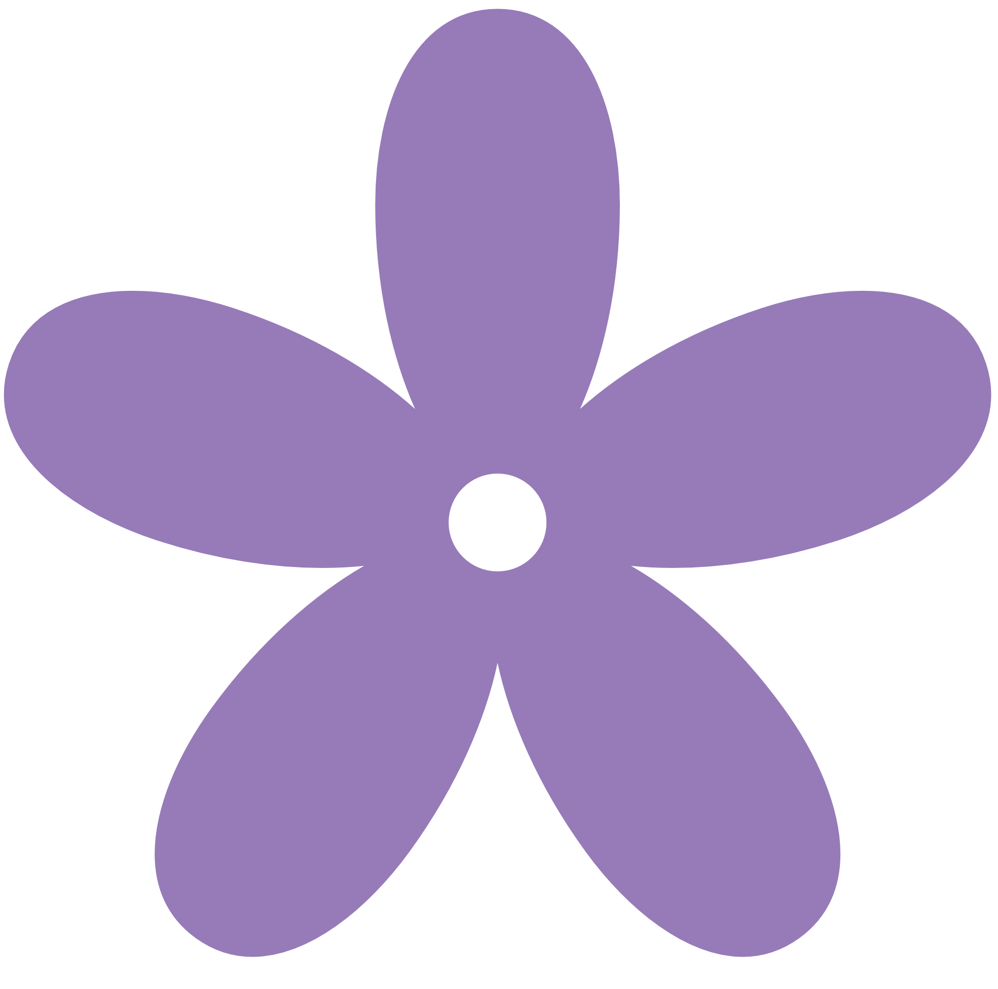 Retro Flower 8 Color Colour Lavender Purple Peace xochi.info ...