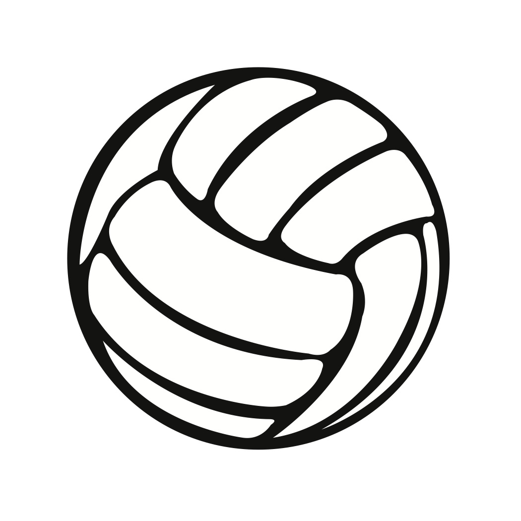 volleyball outline clip art - photo #9