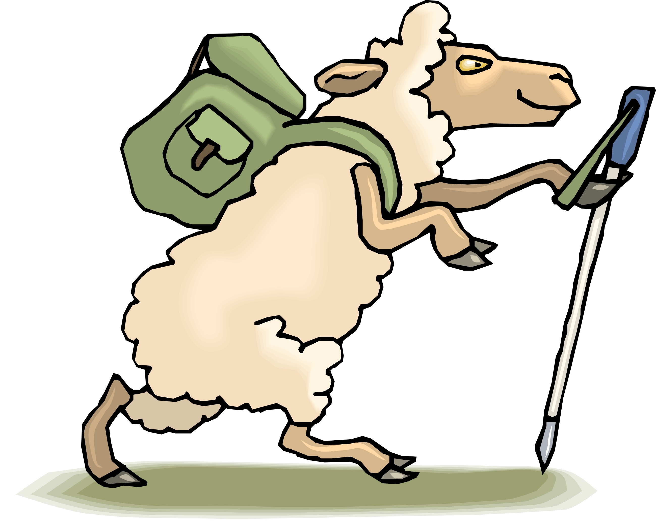free clip art cartoon sheep - photo #20