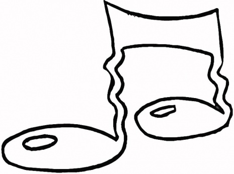 Music Note coloring page | Super Coloring