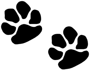 clip art: Cat Paw Prints Clipart