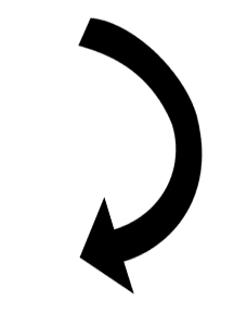 Black Curved Arrow Png Curved Arrow Pointing Down