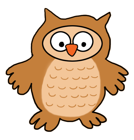 Png Owl Drawing Red Orange Png Baby Owl Drawing Png Cartoon Owl ...