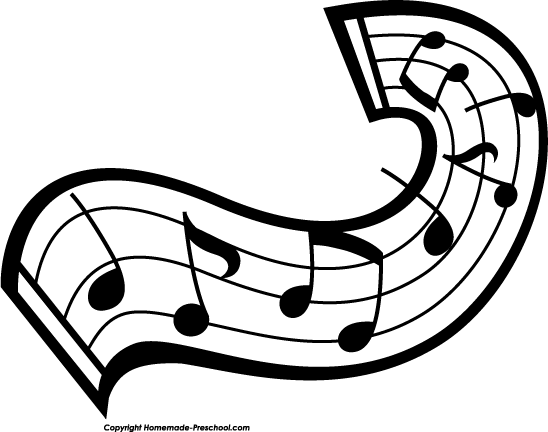 Music Notes Clipart Black And White - Free Clipart ...