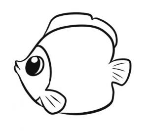 How to Draw a Simple Fish, Step by Step, Fish, Animals, FREE ...