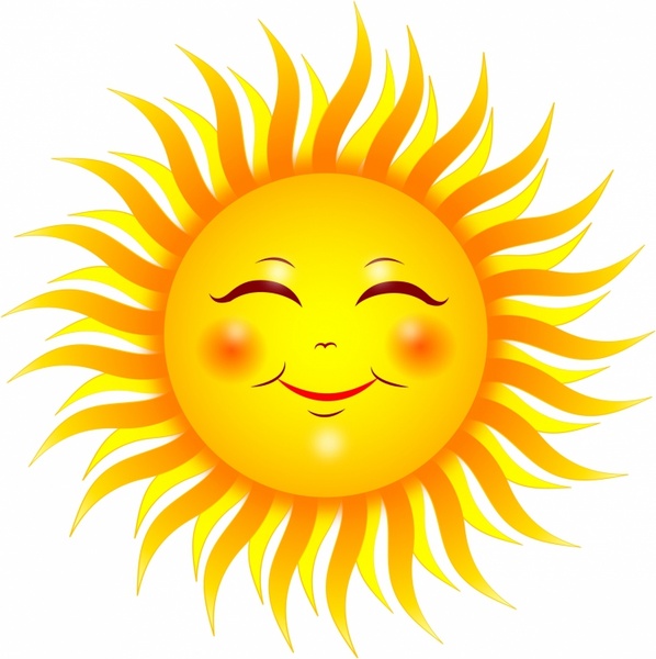 Smiling sun vector art free vector download (212,201 Free vector ...