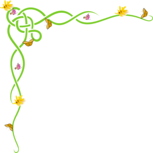 Free spring clipart borders