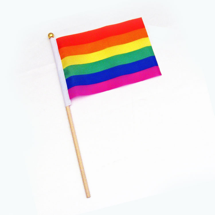 Gay Rainbow Flag Satin Sash | Gay Pride Decorations & Supplies