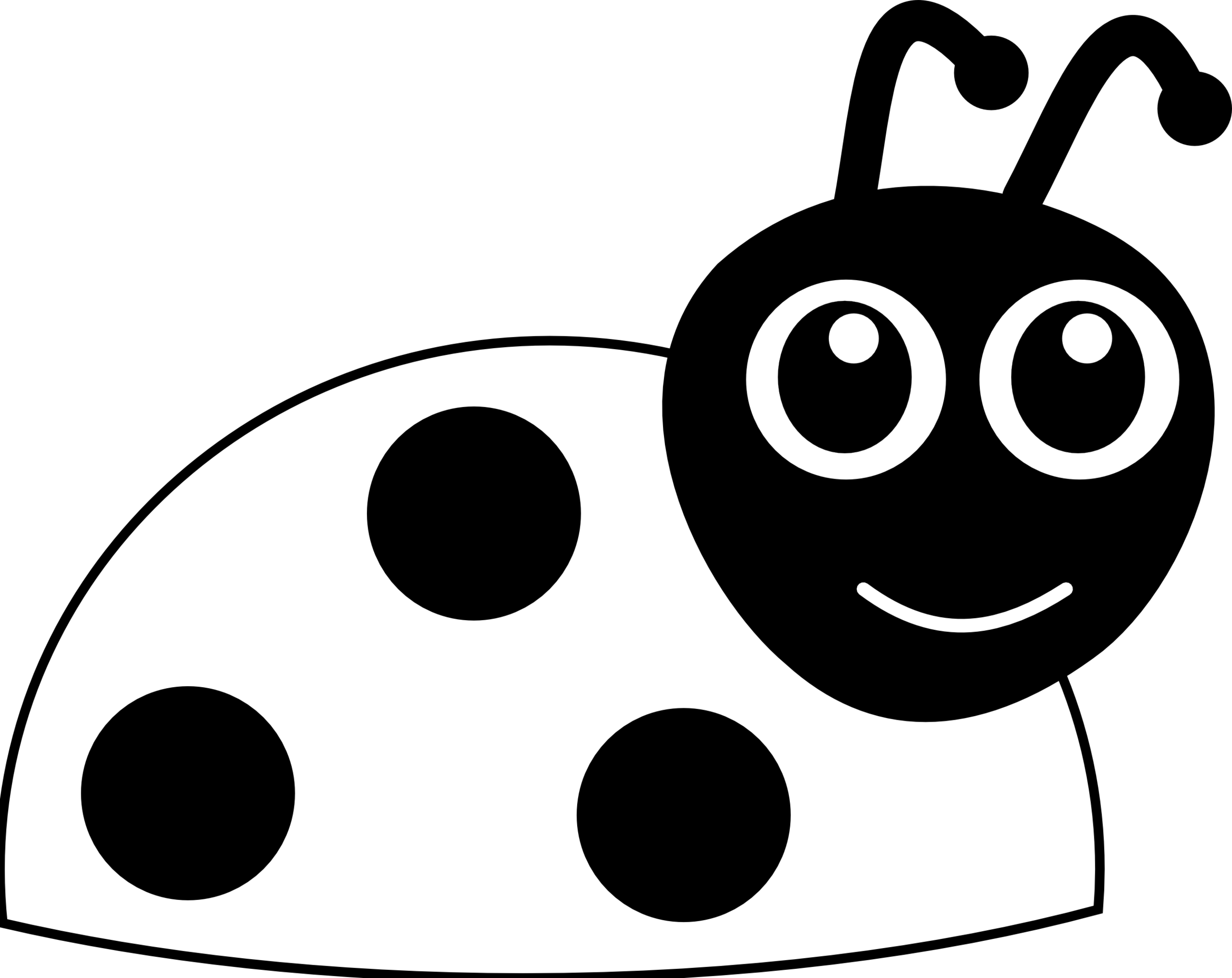 Free Lady Bug Black And White Clip Art Clipart - Free to use Clip ...