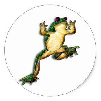 Leap Frog Stickers | Zazzle