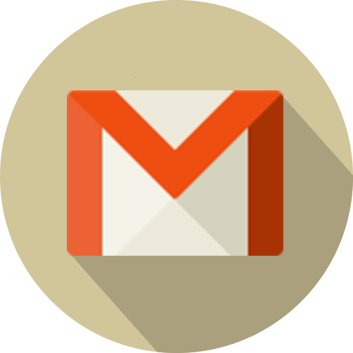 Circle, email, gmail, logo, mail, material icon | Icon search engine