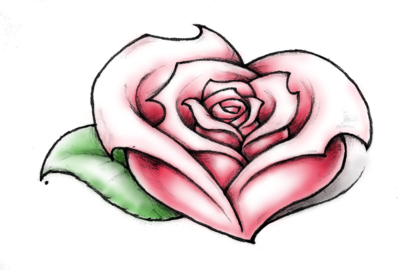 Rose And Heart Tattoos | Free Download Clip Art | Free Clip Art ...