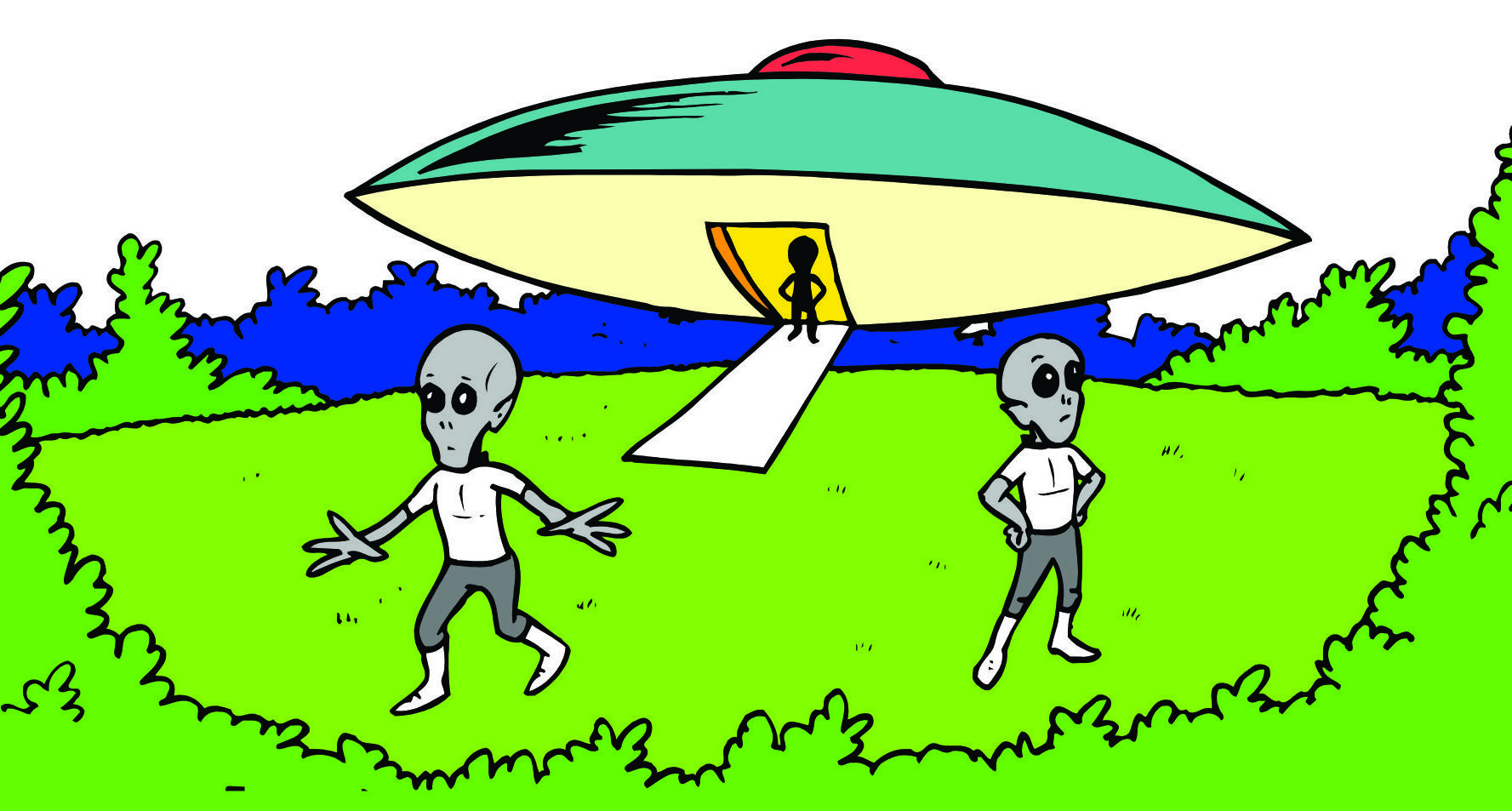 Alien spaceship clipart free