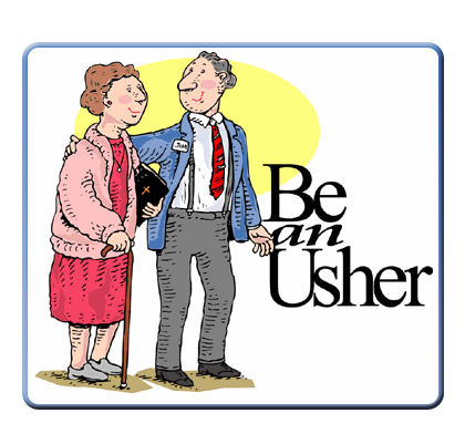 Church usher clipart images
