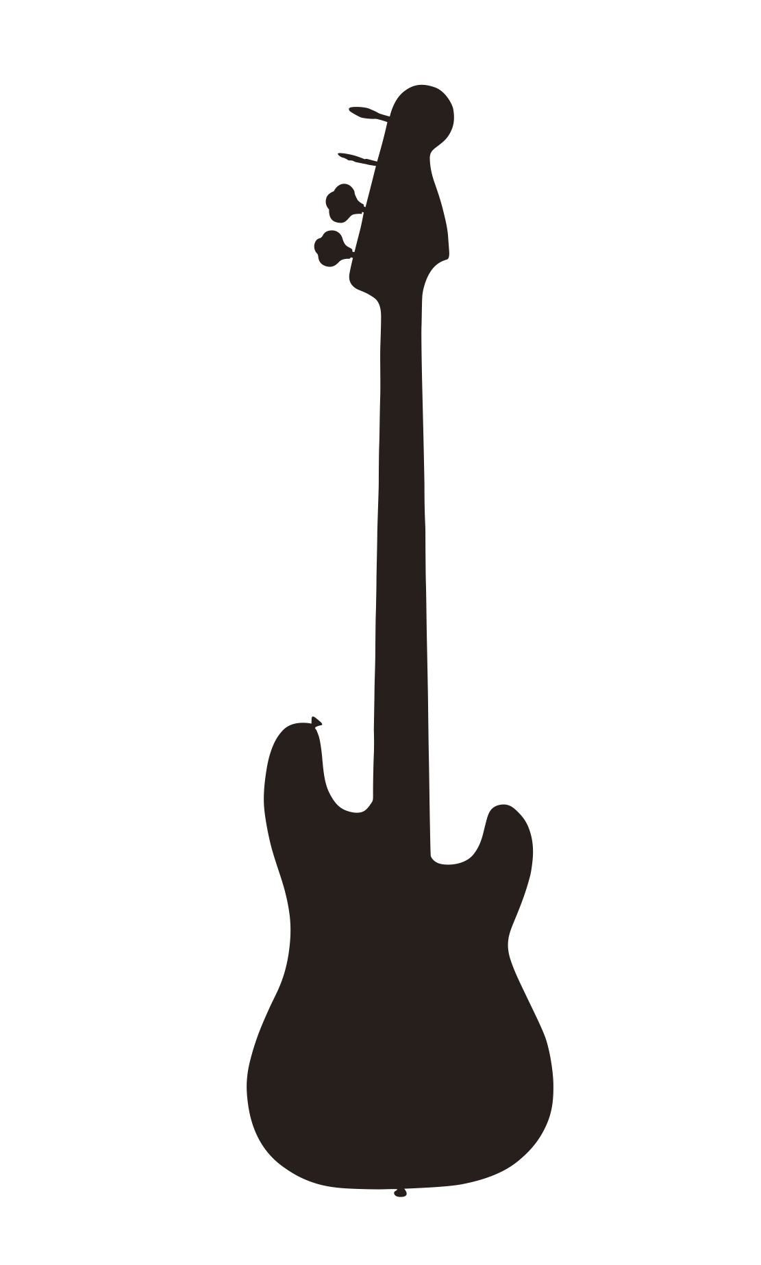 Guitar Silhouette Clipart