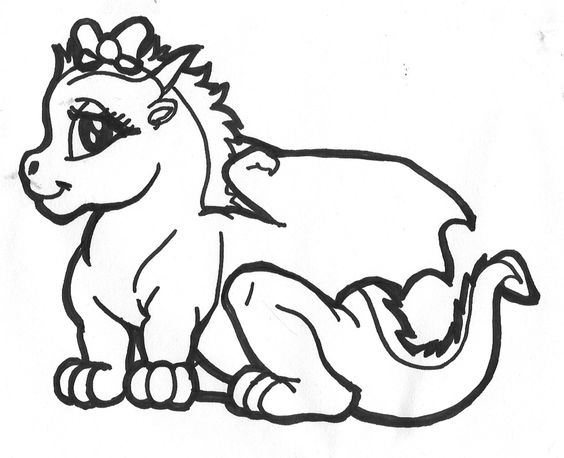 Legends, Baby dragon and Free printable coloring pages