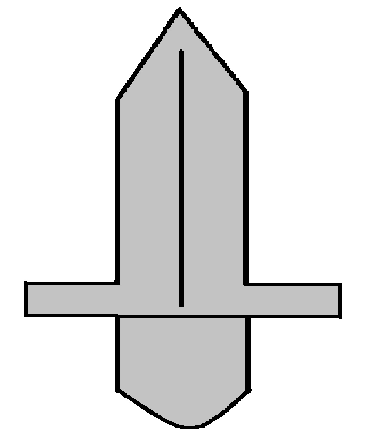 Sword Template Printable - ClipArt Best