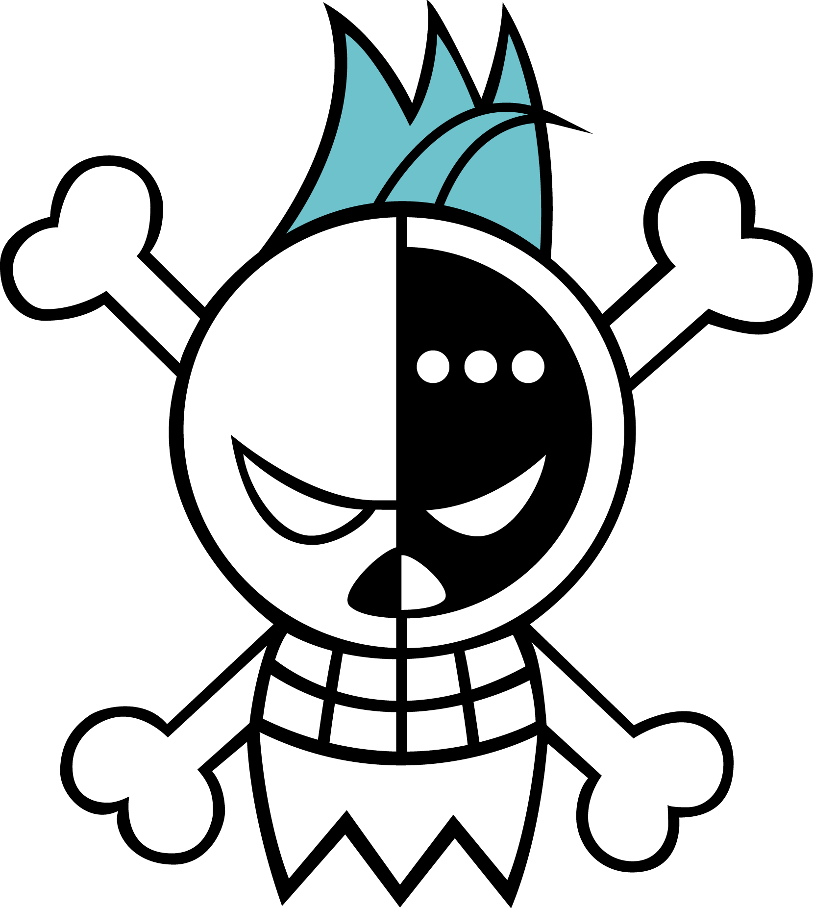 One Piece Logo Flag - ClipArt Best